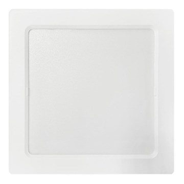 LED Stropna svetilka BLOCK LED/12W/230V 4000K 16,7x16,7 cm bela