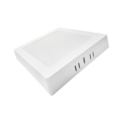 LED Stropna svetilka BLOCK LED/12W/230V 4000K 16,7x16,7 cm bela