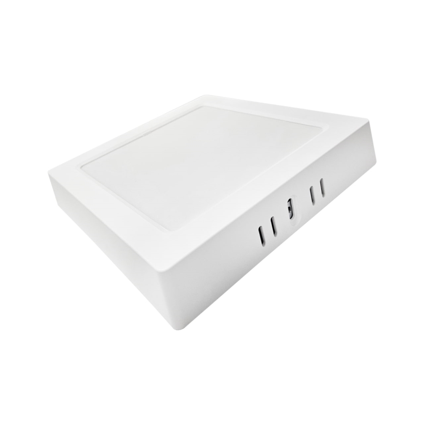 LED Stropna svetilka BLOCK LED/12W/230V 4000K 16,7x16,7 cm bela