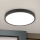 LED Stropna svetilka BULLY LED/24W/230V pr. 24 cm črna