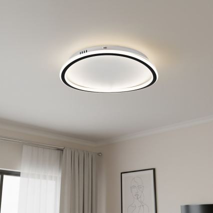 LED stropna svetilka CALI LED/30W/230V, premer 40 cm, črna