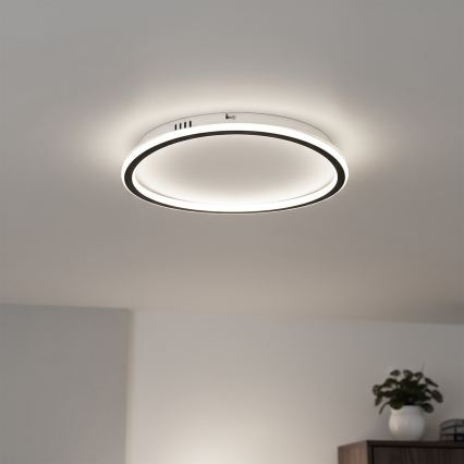 LED stropna svetilka CALI LED/30W/230V, premer 40 cm, črna