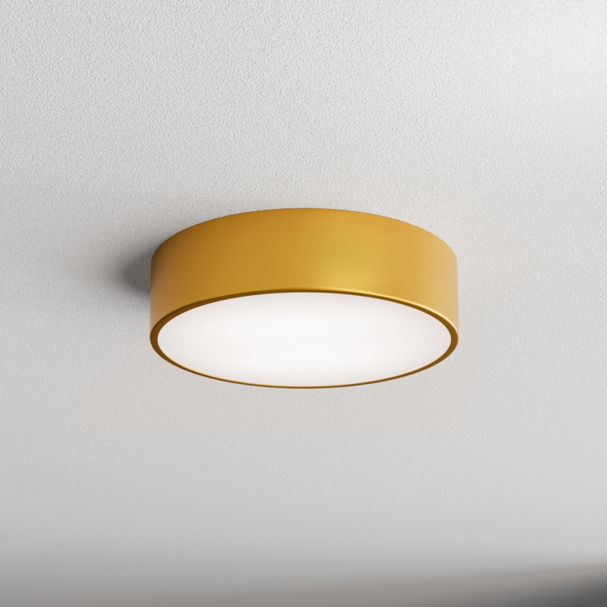 LED Stropna svetilka CLEO LED/24W/230V 3000K pr. 30 cm zlata