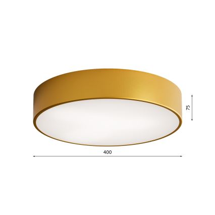 LED Stropna svetilka CLEO LED/43W/230V 4000K pr. 40 cm zlata