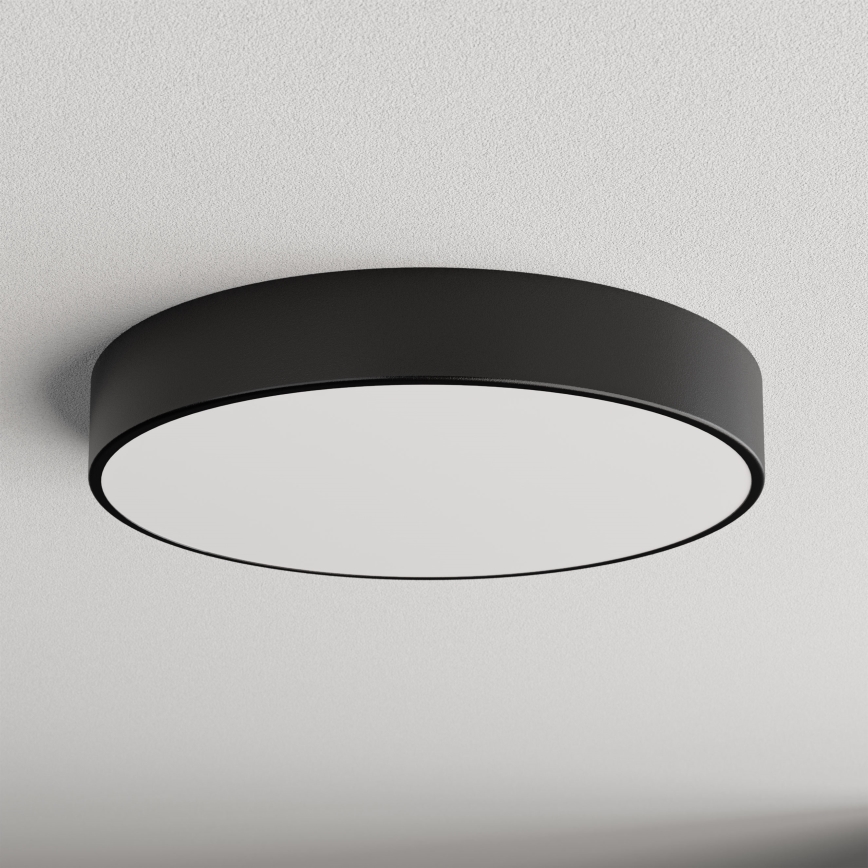 LED Stropna svetilka CLEO LED/69W/230V 3000K pr. 50 cm črna