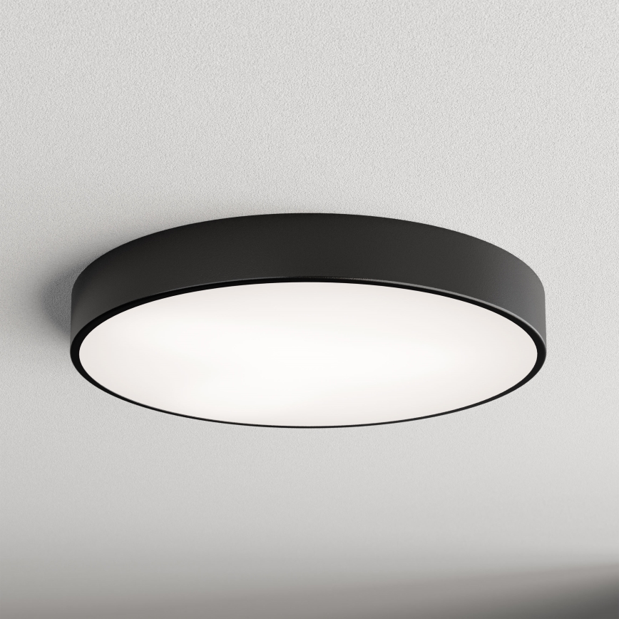 LED Stropna svetilka CLEO LED/69W/230V 3000K pr. 60 cm črna