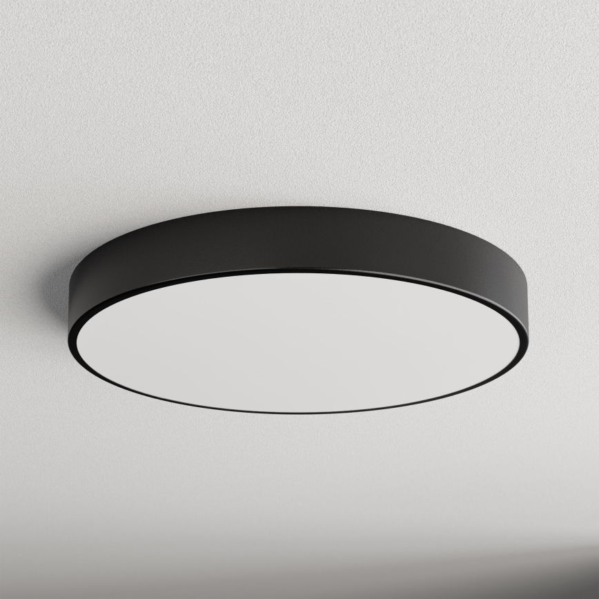 LED Stropna svetilka CLEO LED/69W/230V 4000K pr. 60 cm črna