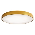 LED Stropna svetilka CLEO LED/96W/230V 3000K pr. 80 cm zlata