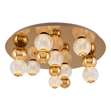 LED Stropna svetilka CREMONA LED/37W/230V 3000K zlata