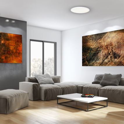 Zatemnjevalna LED stropna svetilka CRUZ LED/40W/230V 2000lm + daljinski upravljalnik