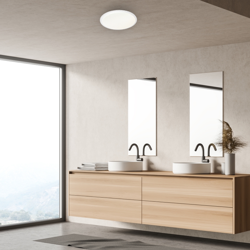 Zatemnjevalna LED stropna svetilka CRUZ LED/40W/230V 2000lm + daljinski upravljalnik