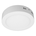 LED stropna svetilka DIEGO LED/12W/230V 4000K IP40 Ø 16,5 cm bela