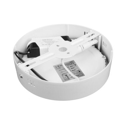 LED stropna svetilka DIEGO LED/12W/230V 4000K IP40 Ø 16,5 cm bela