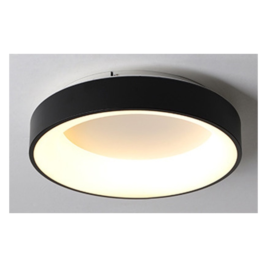 LED stropna svetilka DRAX LED/32W/230V 3000-6000K Ø 38 cm črna