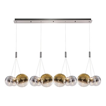 LED Stropna svetilka ENNA 12xG9/5W/230V 3000K dimljen/zlat