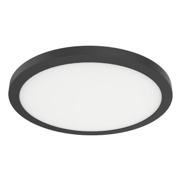 LED stropna svetilka EVORA LED/24W/230V 3000/4000/6000K Ø 30 cm črna