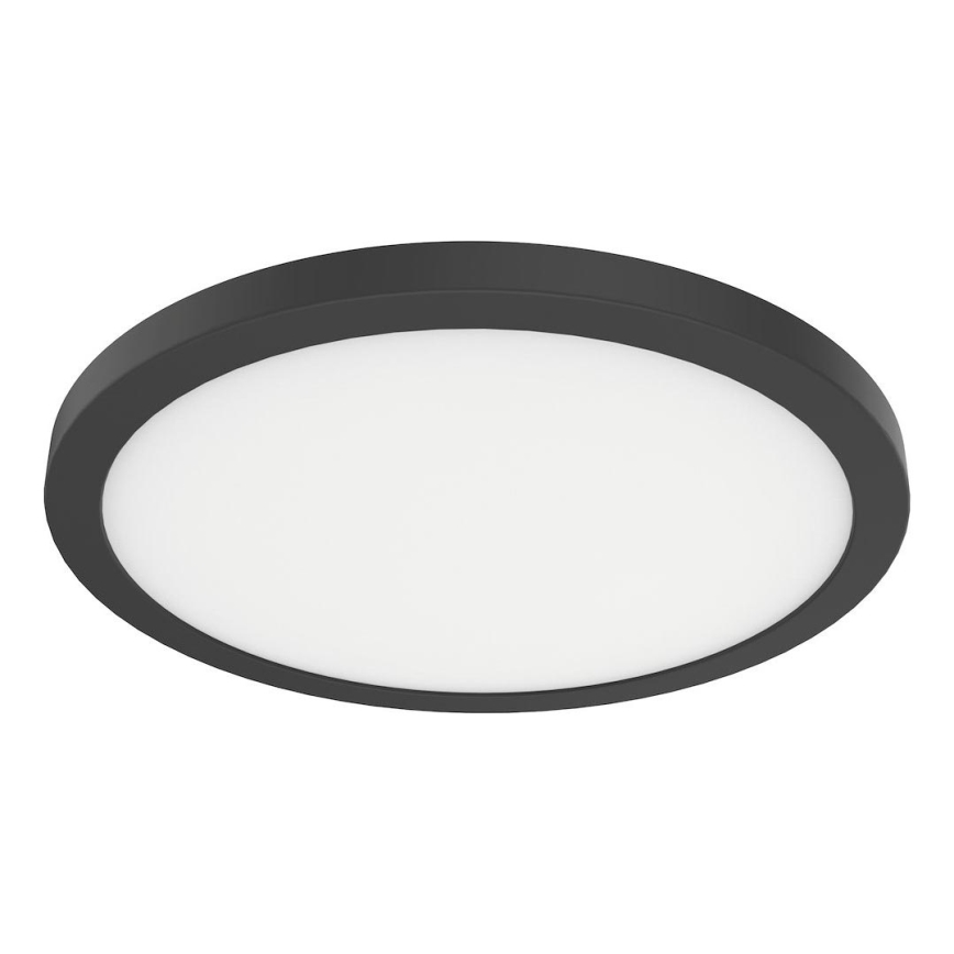 LED stropna svetilka EVORA LED/24W/230V 3000/4000/6000K Ø 30 cm črna