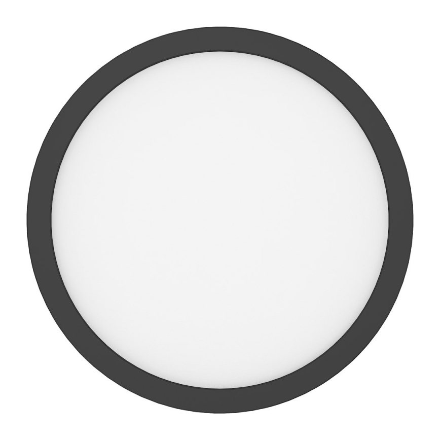 LED stropna svetilka EVORA LED/24W/230V 3000/4000/6000K Ø 30 cm črna