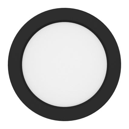 LED stropna svetilka EVORA LED/6W/230V 3000/4000/6000K premer 14 cm črna