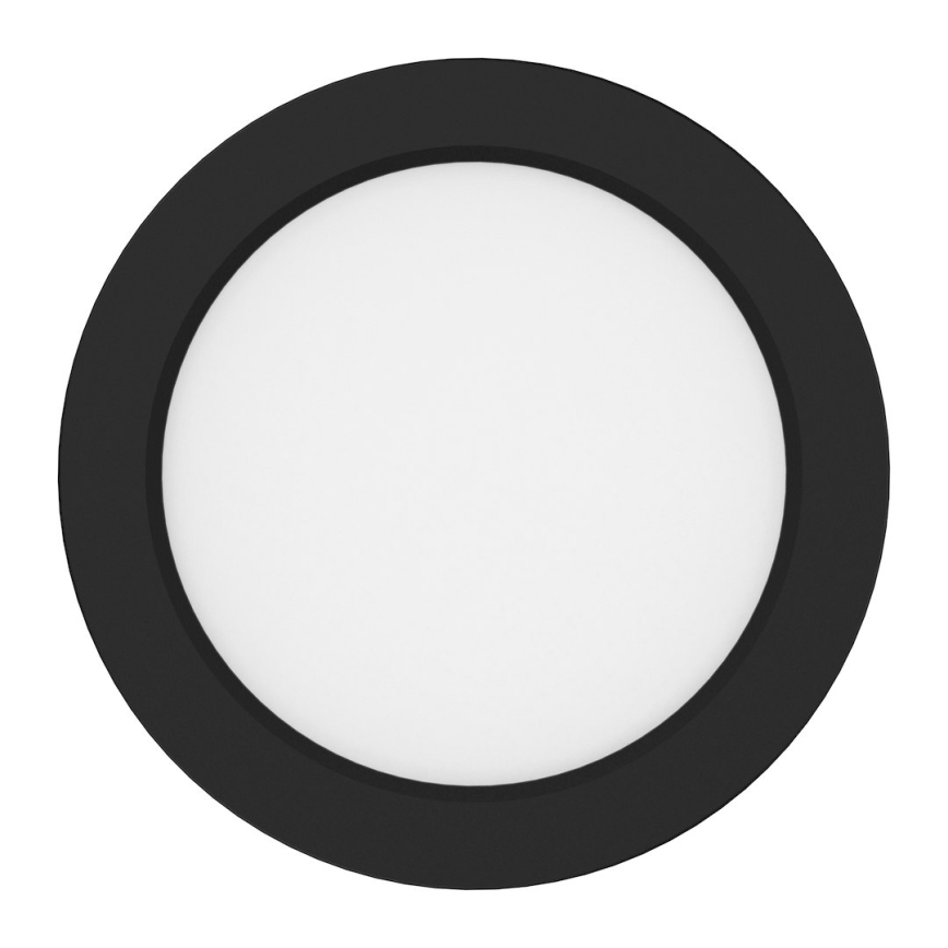 LED stropna svetilka EVORA LED/6W/230V 3000/4000/6000K premer 14 cm črna