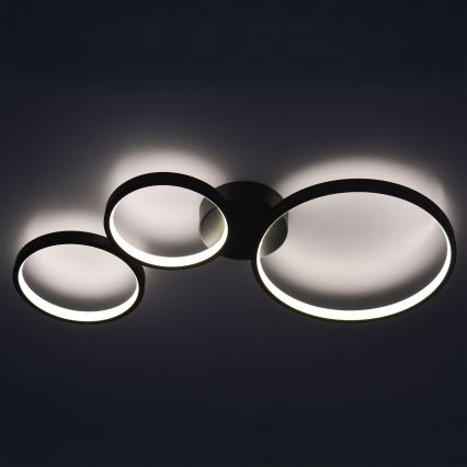 LED Stropna svetilka FLAMENCO LED/33W/230V 4000K črna