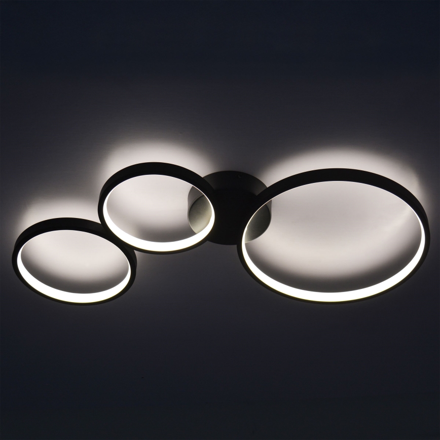 LED Stropna svetilka FLAMENCO LED/33W/230V 4000K črna