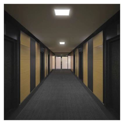 LED Stropna svetilka FLORI LED/18W/230V 4000K bela 29x29 cm