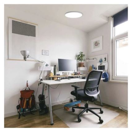 LED Stropna svetilka FLORI LED/18W/230V 4000K bela pr. 29 cm