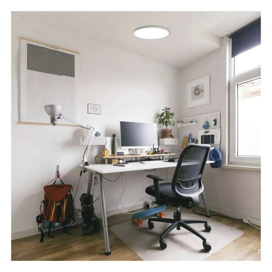 LED Stropna svetilka FLORI LED/18W/230V 4000K bela pr. 29 cm