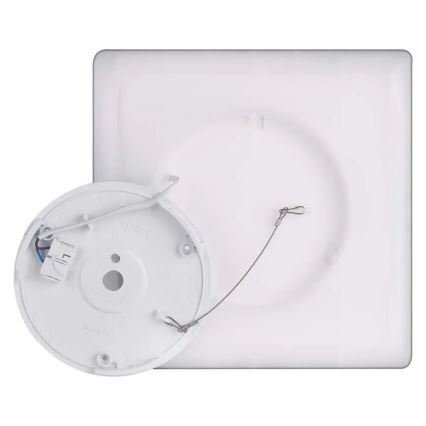 LED Stropna svetilka FLORI LED/18W/230V 4000K črna 29x29 cm