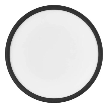 LED Stropna svetilka FLORI LED/18W/230V 4000K črna pr. 29 cm
