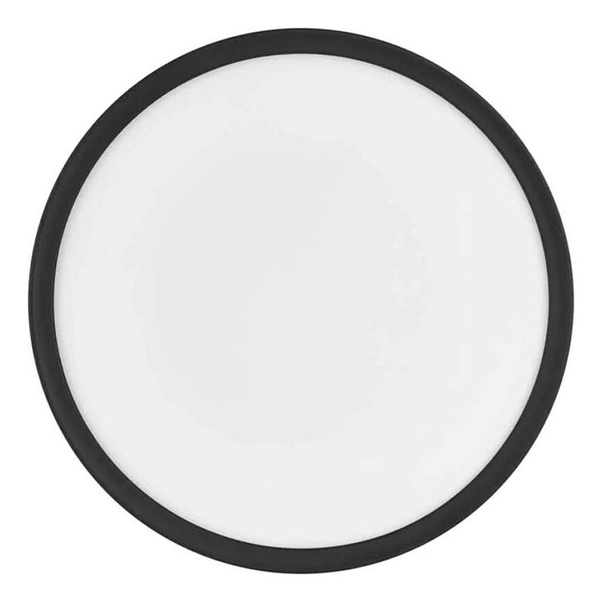 LED Stropna svetilka FLORI LED/18W/230V 4000K črna pr. 29 cm