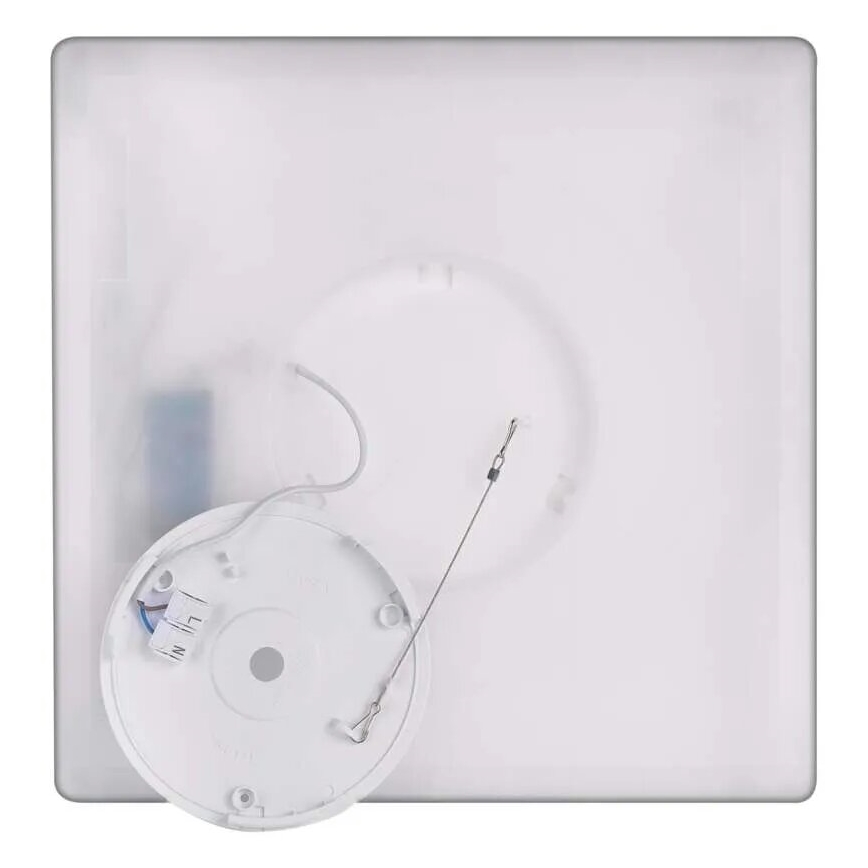 LED Stropna svetilka FLORI LED/22W/230V 4000K črna 42x42 cm
