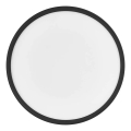 LED Stropna svetilka FLORI LED/22W/230V 4000K črna pr. 42 cm