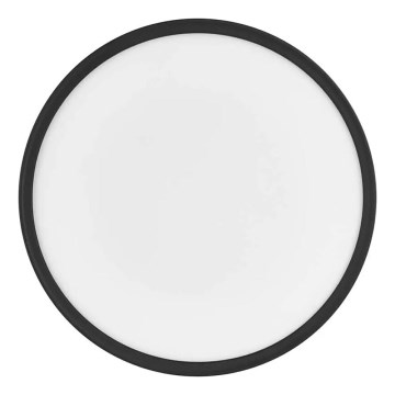 LED Stropna svetilka FLORI LED/22W/230V 4000K črna pr. 42 cm