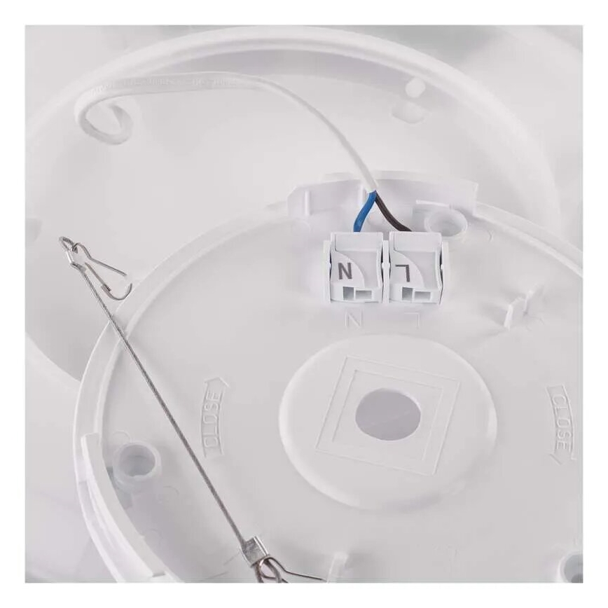 LED Stropna svetilka FLORI LED/22W/230V 4000K črna pr. 42 cm