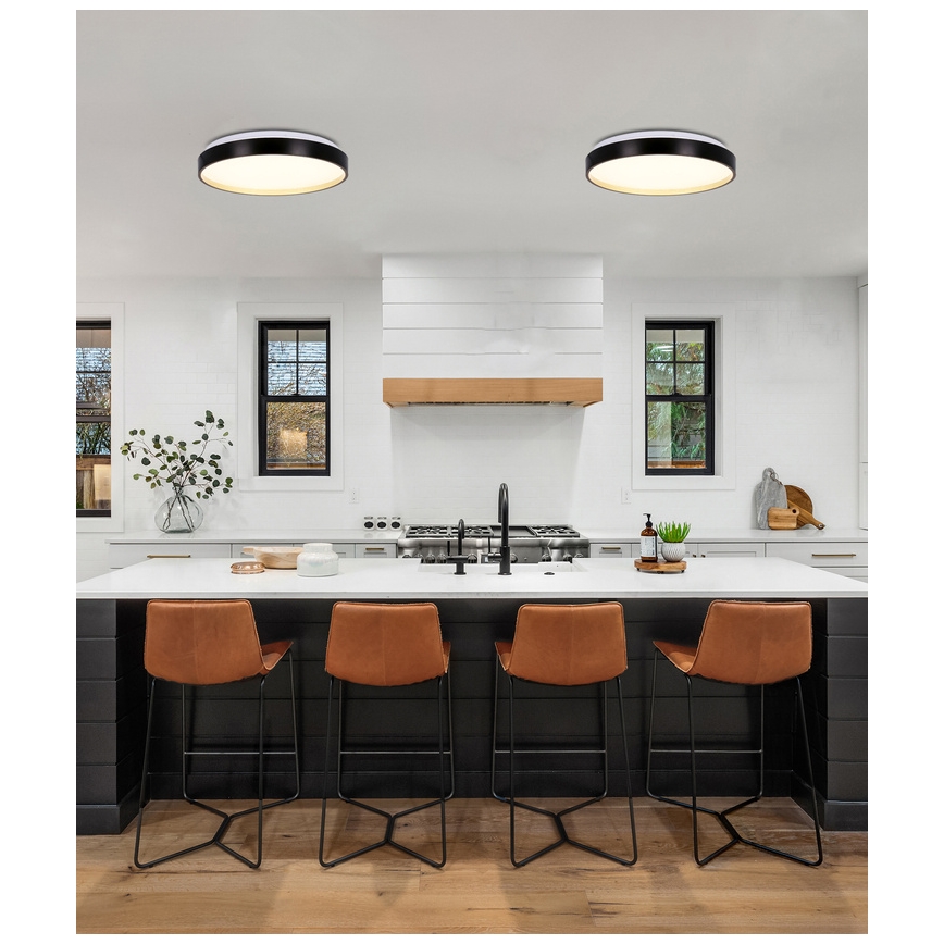 LED Stropna svetilka FLORIDA LED/18W/230V črna