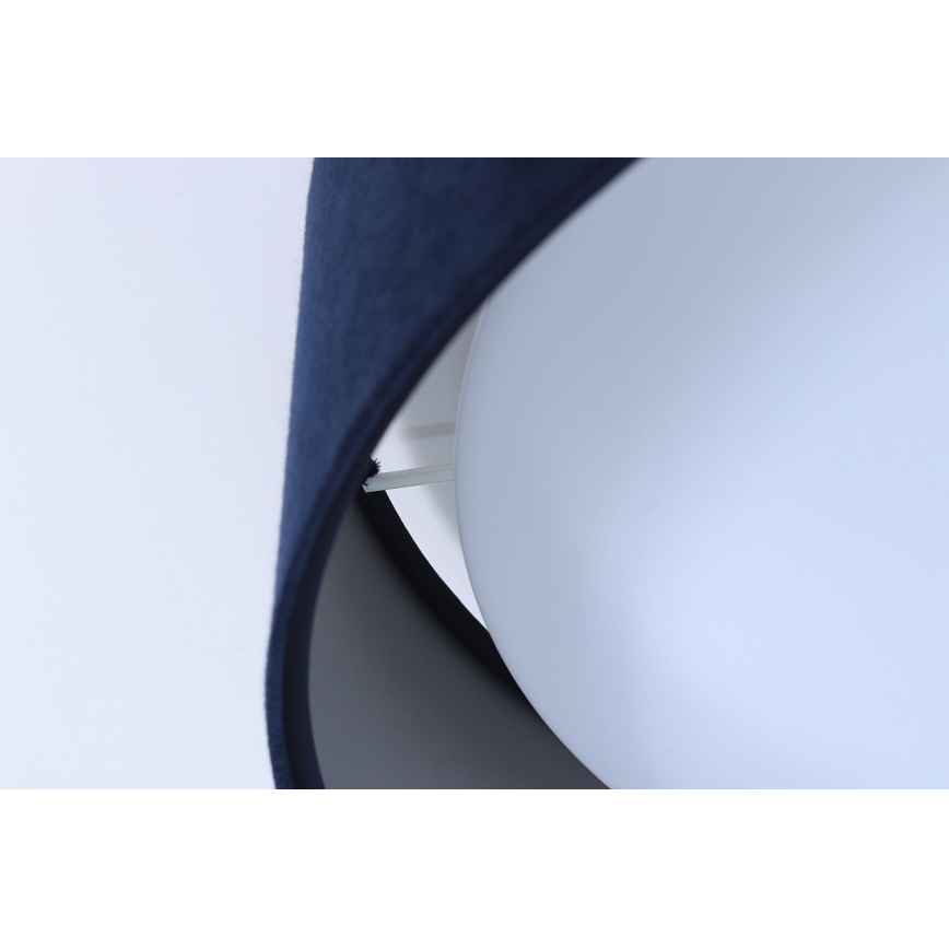 LED Stropna svetilka GALAXY 1xLED/24W/230V pr. 44 cm modra/srebrna