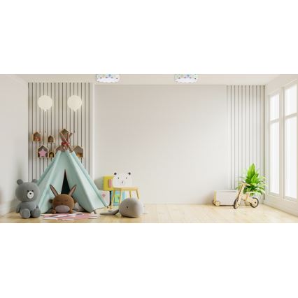 LED Stropna svetilka GALAXY KIDS LED/24W/230V pikice barvna