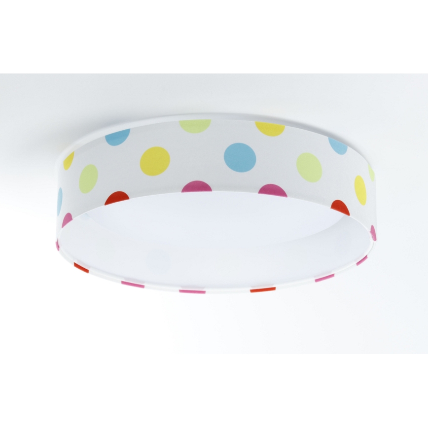 LED Stropna svetilka GALAXY KIDS LED/24W/230V pikice barvna
