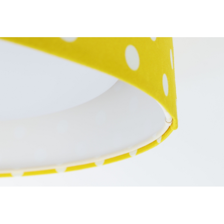 LED Otroška stropna svetilka GALAXY KIDS LED/24W/230V pikice rumena/bela