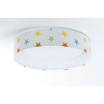 LED Otroška stropna svetilka GALAXY KIDS LED/24W/230V zvezde barvna