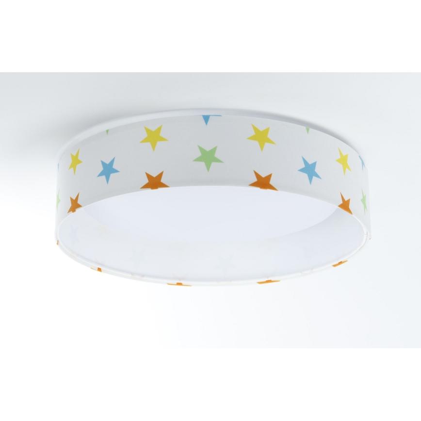 LED Otroška stropna svetilka GALAXY KIDS LED/24W/230V zvezde barvna