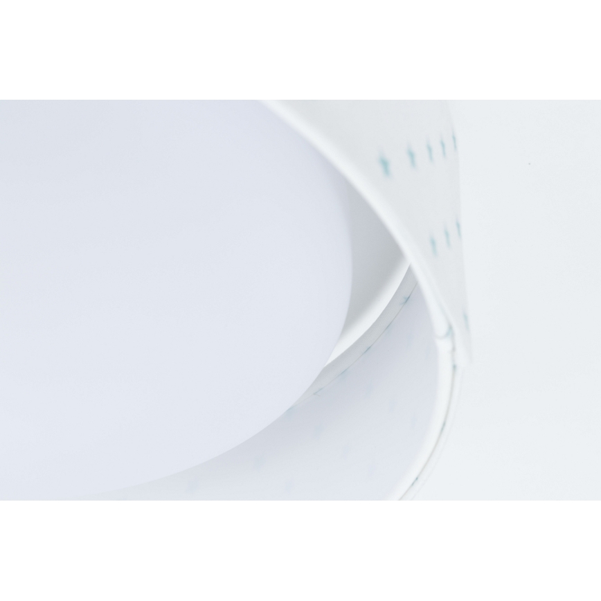 LED Otroška stropna svetilka GALAXY KIDS LED/24W/230V zvezde bela/turkizna