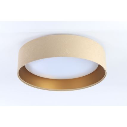 LED stropna svetilka GALAXY LED/24W/230V, premer 44 cm, bežna/zlata