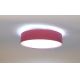 LED Stropna svetilka GALAXY LED/24W/230V pr. 44 cm roza/zlata