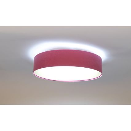 LED Stropna svetilka GALAXY LED/24W/230V pr. 44 cm roza/zlata