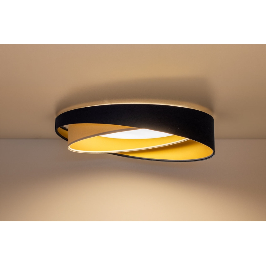 LED stropna svetilka GALAXY MODERN, 24 W, 230 V, premer 55 cm, modra/bela/zlata