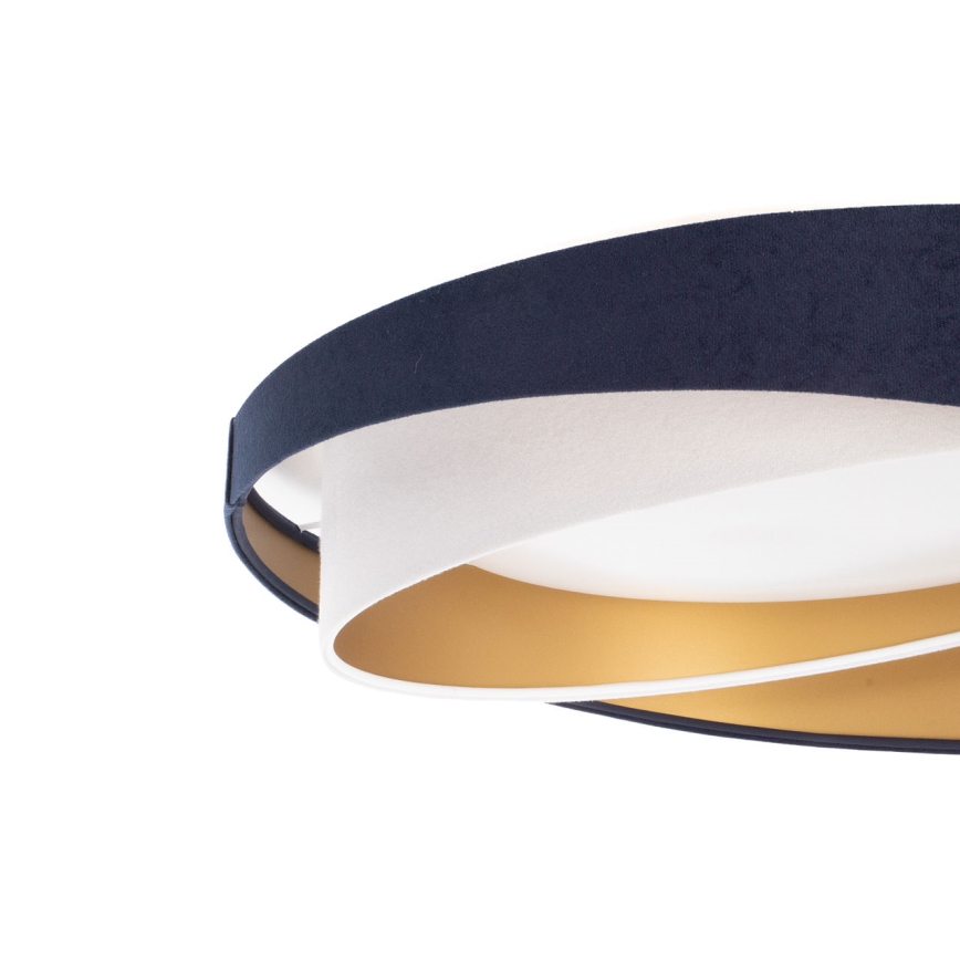 LED stropna svetilka GALAXY MODERN, 24 W, 230 V, premer 55 cm, modra/bela/zlata