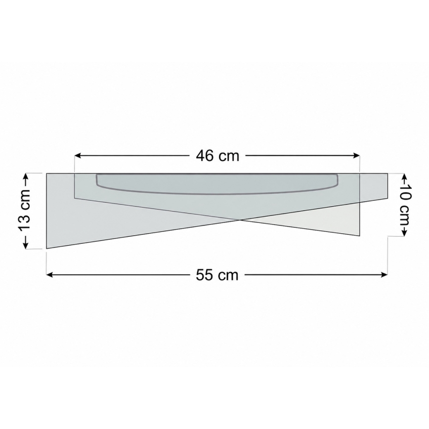 LED stropna svetilka GALAXY MODERN LED/24W/230V, premer 55 cm, bela/bež/zlata